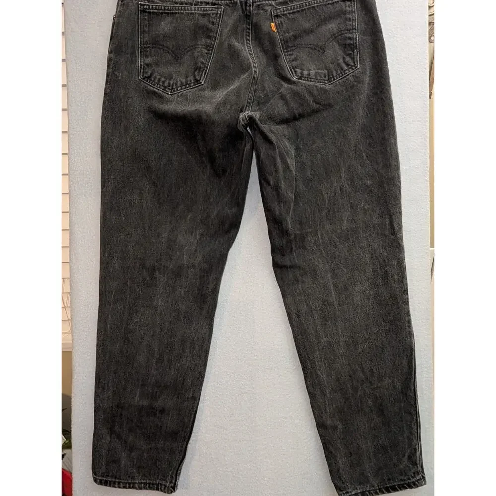 VINTAGE 90’s Levi's Orange Tab Jeans Mens 38x30 Black 40550 4155 Black Dark Wash